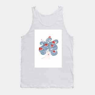 Travel dreams of the sea Tank Top